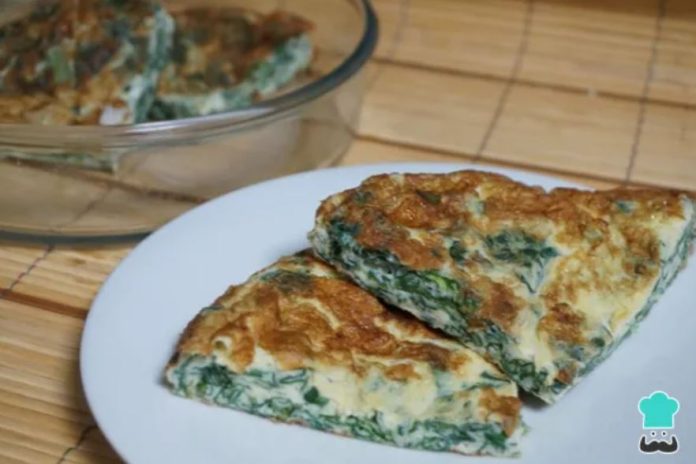 Tortilla de acelgas al horno