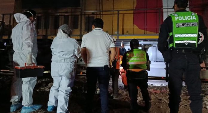 Tren lo arrolla y lo mata en El Agustino