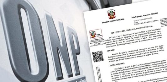 Tribunal Constitucional (TC) dispuso la restitución del derecho a una pensión justa para José Isabel Rodríguez Arana