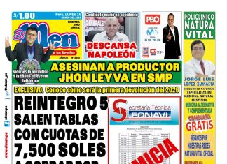 Portada Diario El Men (16/3/2026)