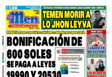 Portada Diario El Men (17/3/2026)