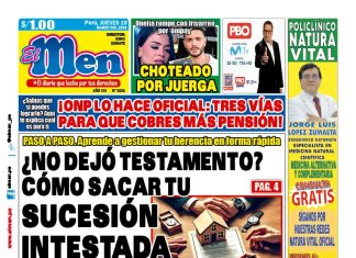Portada Diario El Men (19/3/2026)