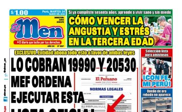 Portada Diario El Men (24/3/2026)