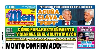 Portada Diario El Men (25/3/2026)