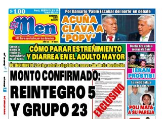 Portada Diario El Men (25/3/2026)