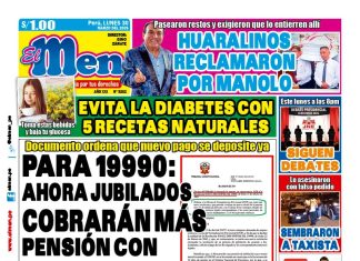 Portada Diario El Men (30/3/2026)