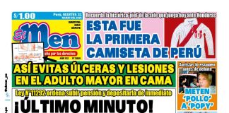 Portada Diario El Men (31/3/2026)