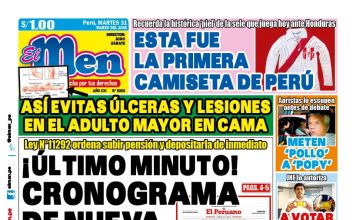 Portada Diario El Men (31/3/2026)