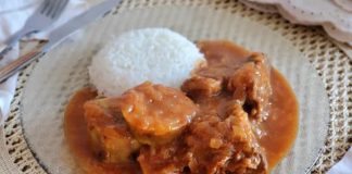 Suculento adobo de carne peruano adobo de carne