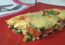 Tortilla o «frittata» de huevo con vegetales frittata de verduras