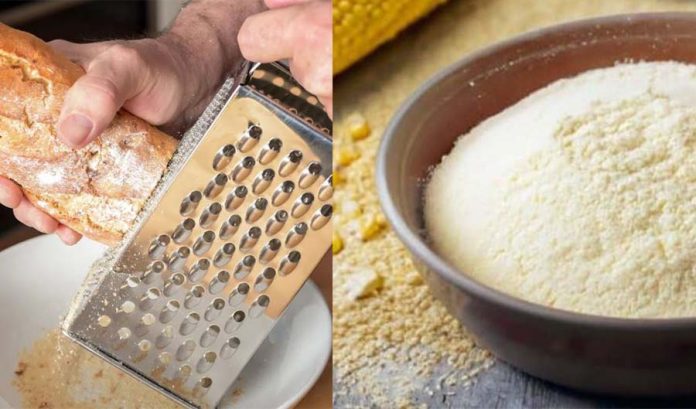 Harina de maíz o pan rallado