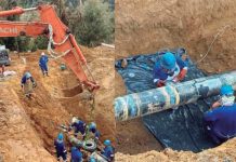 soldadura de ducto de gas que transporta este material desde Camisea