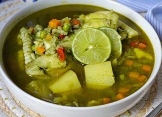 Aguadito de pescado Aguadito de pescado