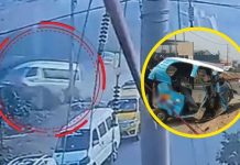 Combi se despista y causa muerta y veinte heridos