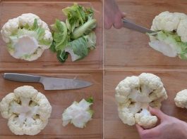 Cómo trozar Coliflor y Brócoli