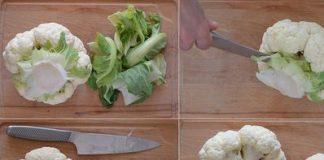 Cómo trozar Coliflor y Brócoli