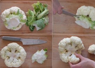 Cómo trozar Coliflor y Brócoli