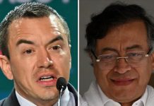 Daniel Noboa y Gustavo Petro