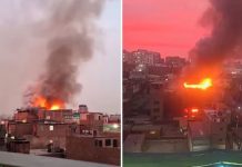 Incendio destruye edificio de 5 pisos