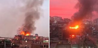 Incendio destruye edificio de 5 pisos