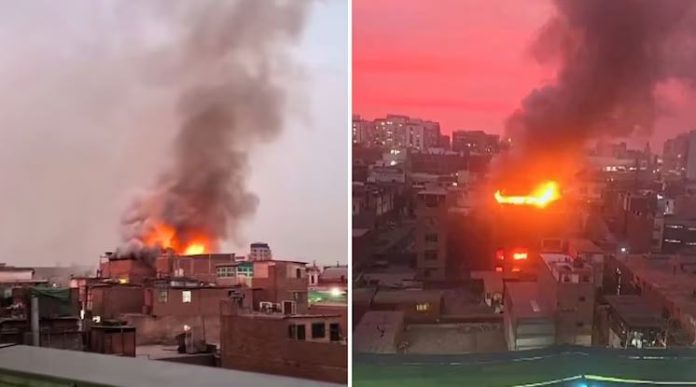 Incendio destruye edificio de 5 pisos