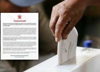 JNE le echa tierra a hacer elecciones complementarias