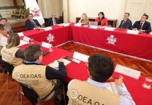 JNE se reunió con delegados de OEA