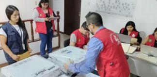 Jurado Electoral Especial Lima Sur 2 (JEE Lima Sur 2) recibió cédulas electorales correspondientes a 39 mesas de sufragio