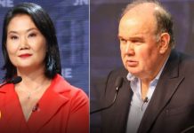 Keiko Fujimori y Rafael López Aliaga
