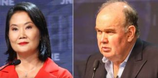 Keiko Fujimori y Rafael López Aliaga