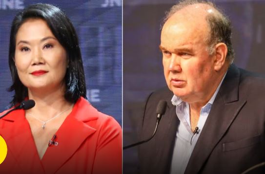 Keiko Fujimori y Rafael López Aliaga Keiko Fujimori y Rafael López Aliaga
