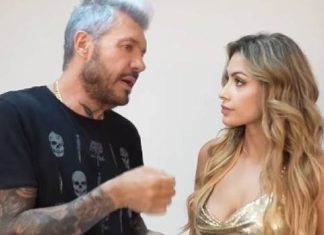 Marcelo Tinelli y Milett Figueroa