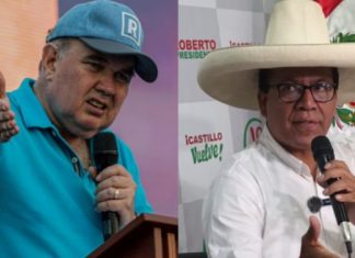 Rafael López Aliaga y Roberto Sánchez