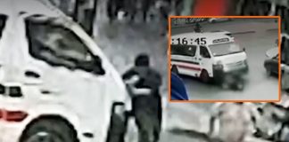 Veinteañero muere aplastado por combi