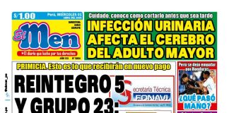 Portada Diario El Men (1/4/2026)
