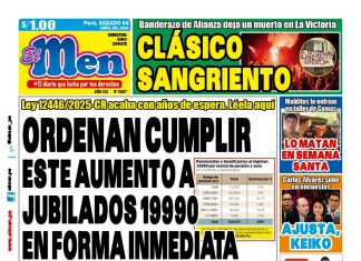 Portada Diario El Men (4/4/2026)