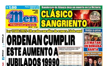 Portada Diario El Men (4/4/2026)