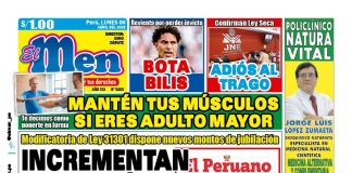Portada Diario El Men (6/4/2026)