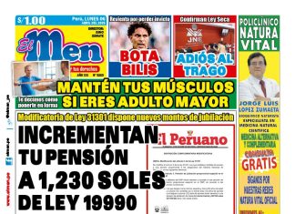 Portada Diario El Men (6/4/2026)