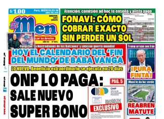 Portada Diario El Men (8/4/2026)