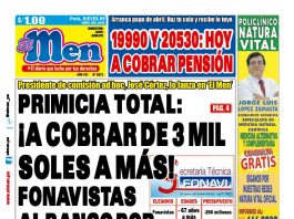 Portada Diario El Men (9/4/2026)