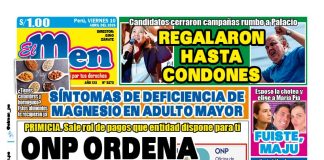 Portada Diario El Men (10/4/2026)