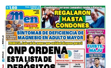 Portada Diario El Men (10/4/2026)