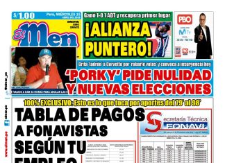 Portada Diario El Men (15/4/2026)