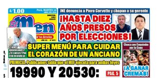Portada Diario El Men (14/4/2026)