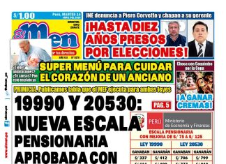 Portada Diario El Men (14/4/2026)