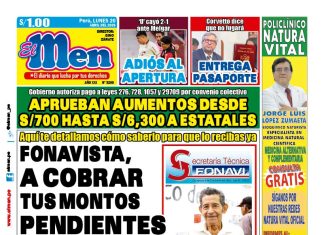 Portada Diario El Men (20/4/2026)