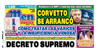 Portada Diario El Men (22/4/2026)