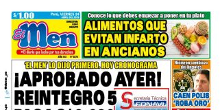 Portada Diario El Men (24/4/2026)