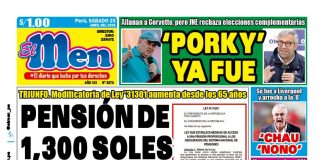 Portada Diario El Men (25/4/2026)